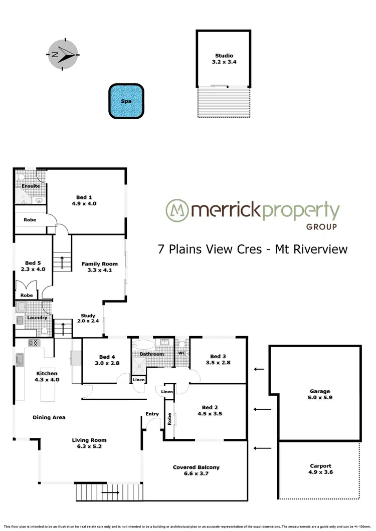Floorplan of Homely house listing, 7 Plains View Crescent, Mount Riverview NSW 2774