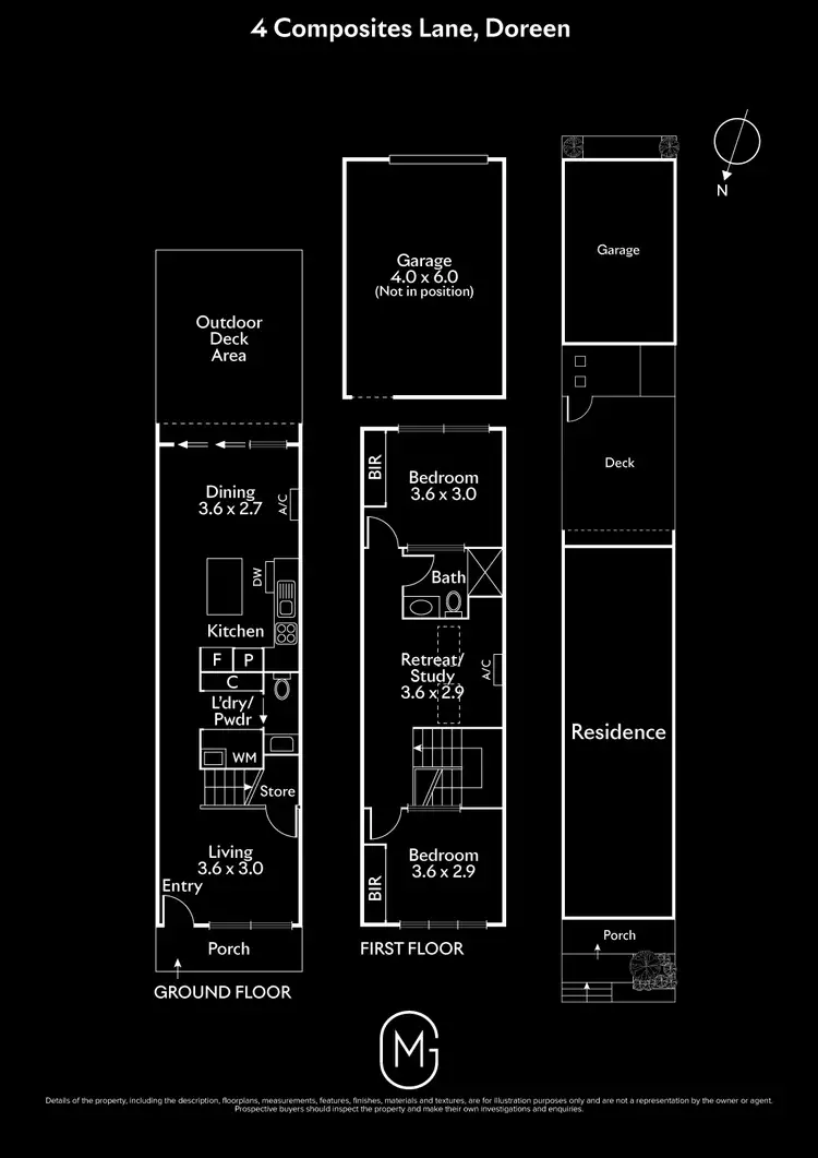 Floorplan of Homely house listing, 4 Composites Lane, Doreen VIC 3754