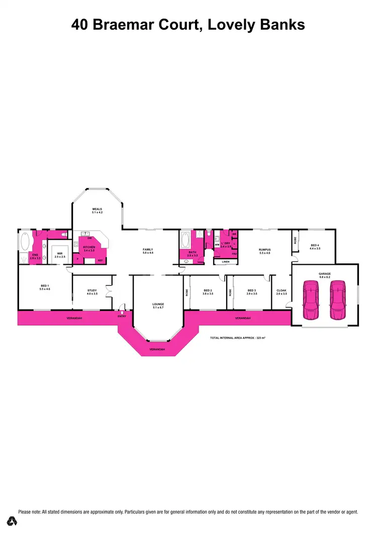 Floorplan of Homely house listing, 40 Braemar Court, Lovely Banks VIC 3213