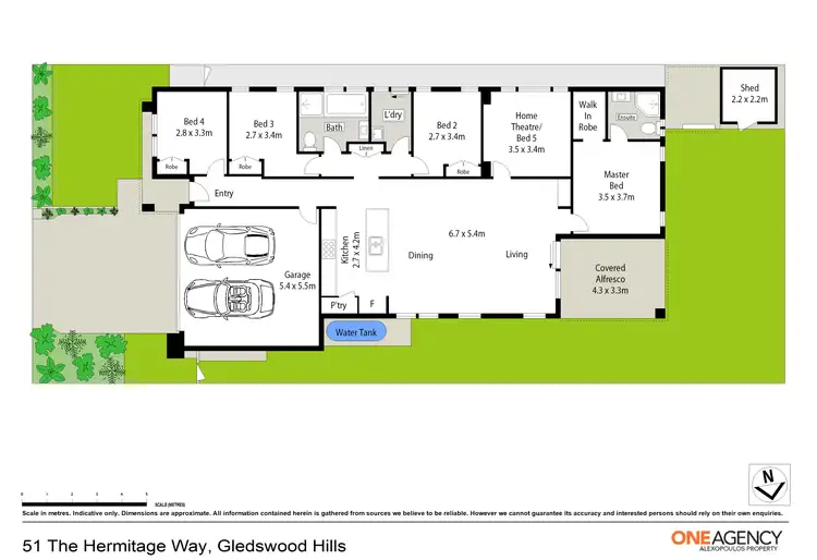 Floorplan of Homely house listing, 51 The Hermitage Way, Gledswood Hills NSW 2557