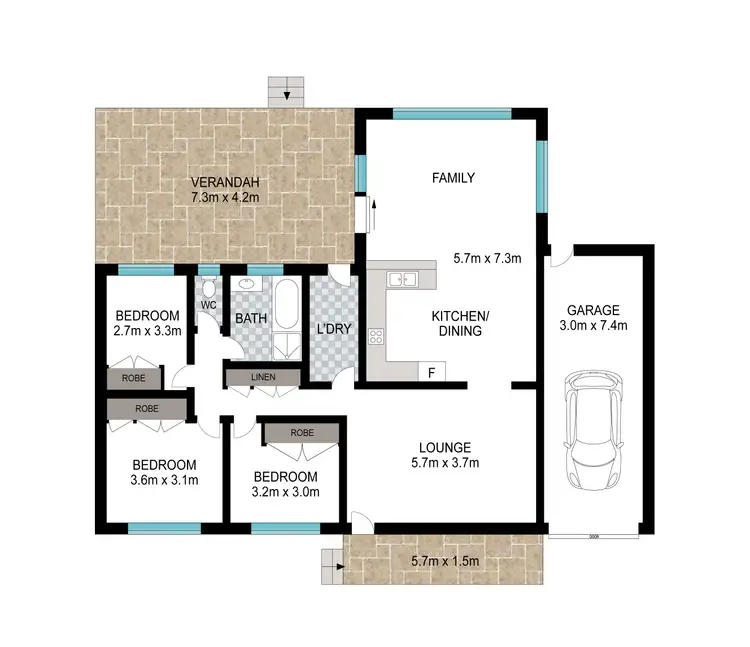 Floorplan of Homely house listing, 18 Elouera Place, West Haven NSW 2443