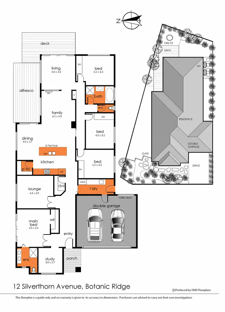 Floorplan of Homely house listing, 12 Silverthorn Way, Botanic Ridge VIC 3977