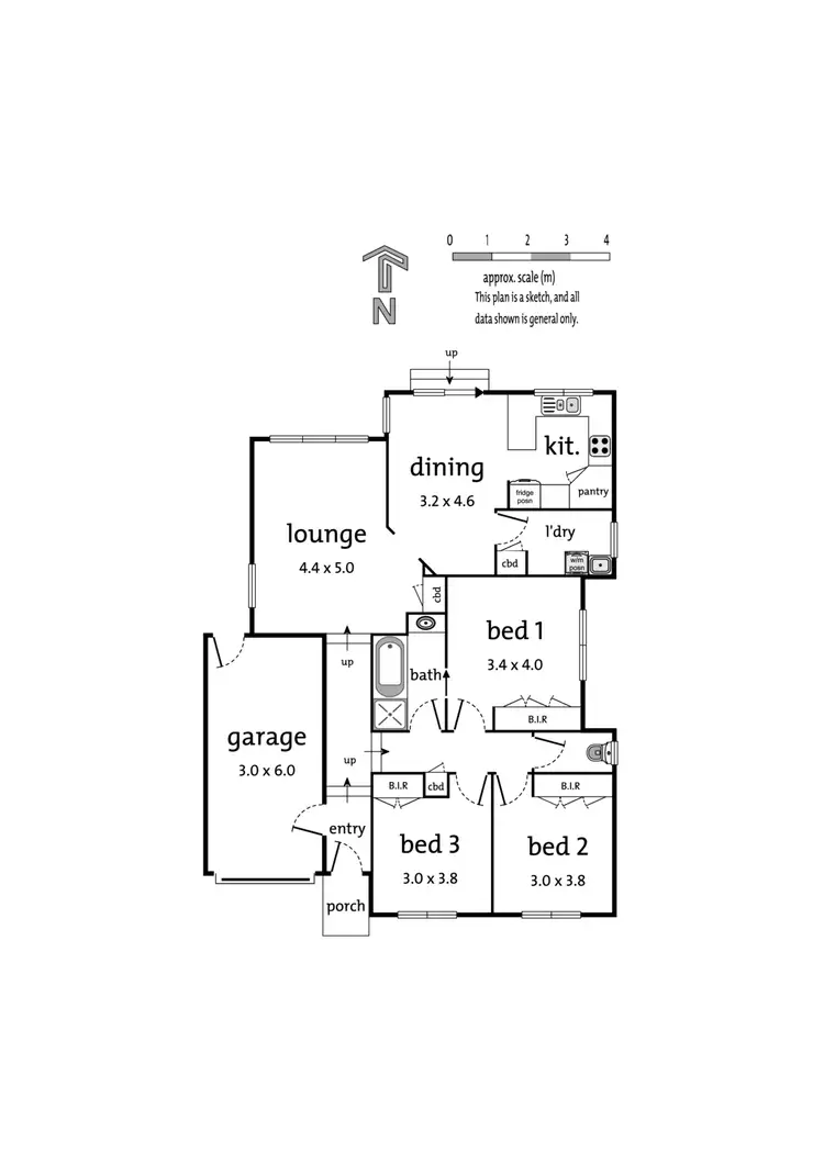 Floorplan of Homely unit listing, 1/52 Barkly Street, Ringwood VIC 3134