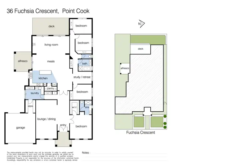 Floorplan of Homely house listing, 36 Fuchsia Crescent, Point Cook VIC 3030