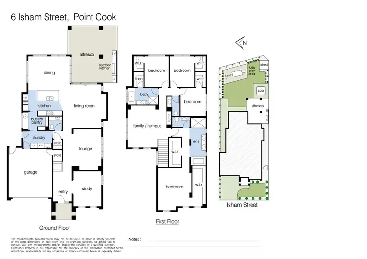 Floorplan of Homely house listing, 6 Isham Street, Point Cook VIC 3030
