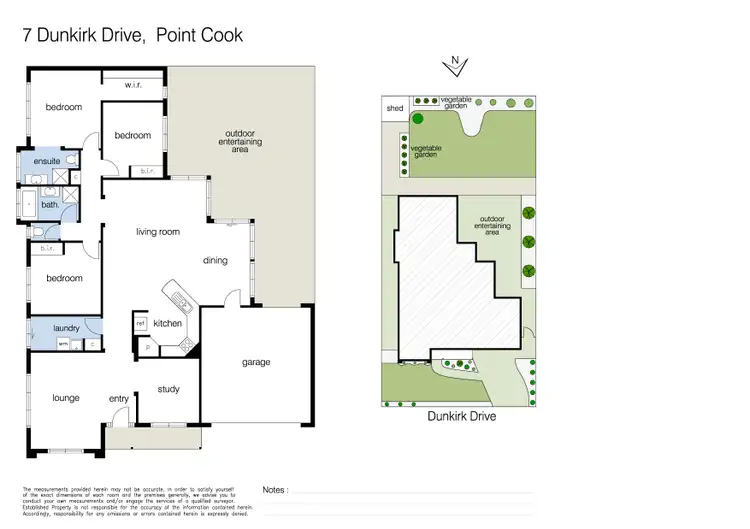 Floorplan of Homely house listing, 7 Dunkirk Drive, Point Cook VIC 3030