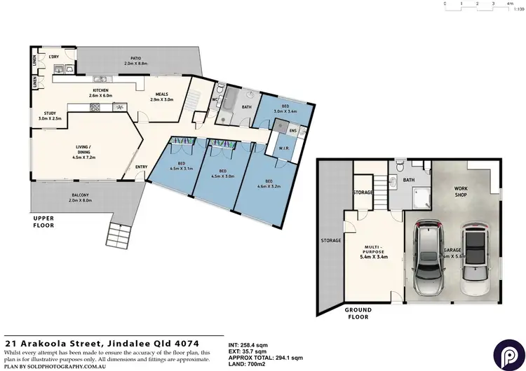 Floorplan of Homely house listing, 21 Arakoola Street, Jindalee QLD 4074