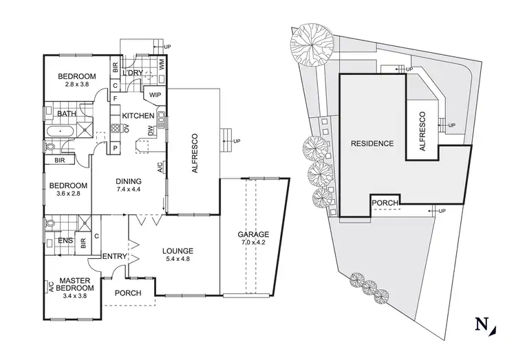 Floorplan of Homely house listing, 8 Cormorant Place, Dingley Village VIC 3172