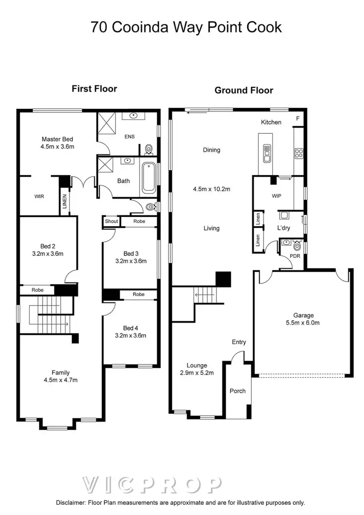 Floorplan of Homely house listing, 70 Cooinda Way, Point Cook VIC 3030