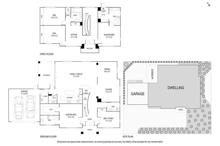 Floorplan of Homely house listing, 1 Emerald Rise, Templestowe VIC 3106