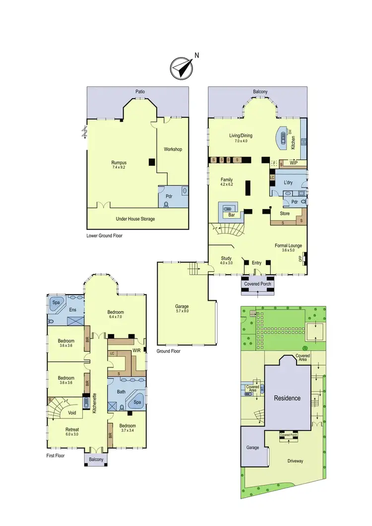 Floorplan of Homely house listing, 6 Apre Court, South Morang VIC 3752