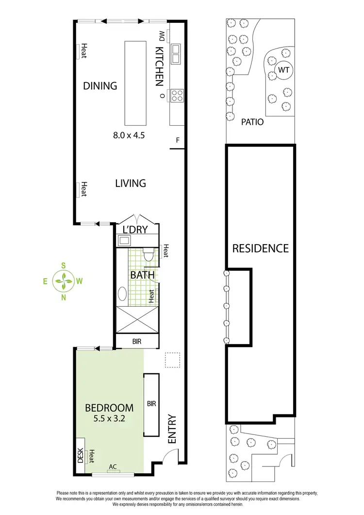 Floorplan of Homely house listing, 94 Lydia Street, Brunswick VIC 3056