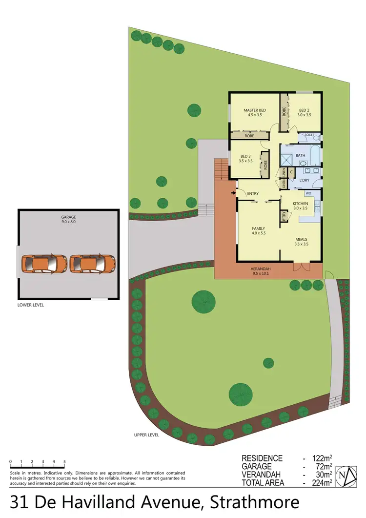 Floorplan of Homely house listing, 31 De Havilland Avenue, Strathmore Heights VIC 3041