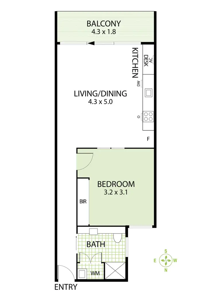 Floorplan of Homely apartment listing, 213/658 Centre Road, Bentleigh East VIC 3165