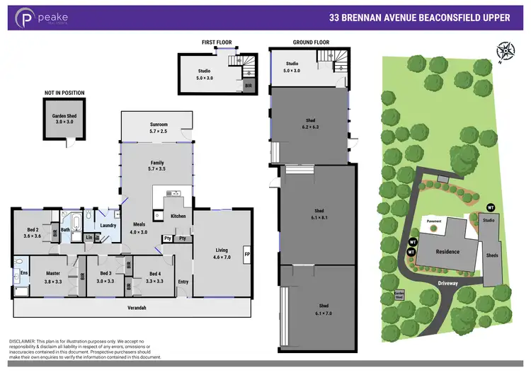 Floorplan of Homely house listing, 33 Brennan Avenue, Beaconsfield Upper VIC 3808