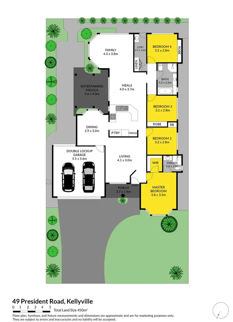 Floorplan of Homely house listing, 49 President Road, Kellyville NSW 2155