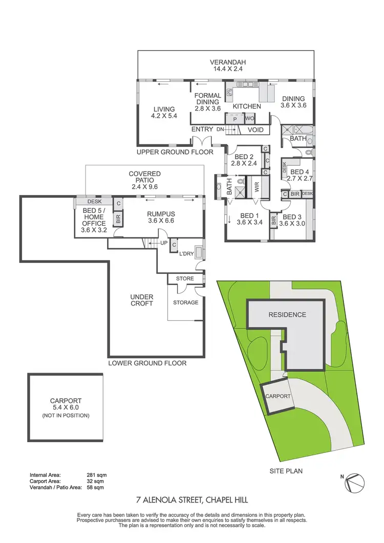 Floorplan of Homely house listing, 7 Alenola Street, Chapel Hill QLD 4069