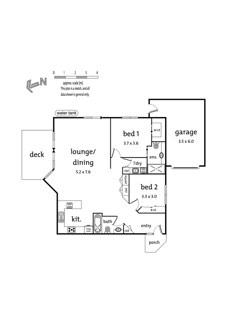 Floorplan of Homely unit listing, 3/299 Springvale Road, Forest Hill VIC 3131