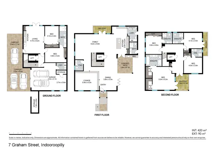 Floorplan of Homely house listing, 7 Graham Street, Indooroopilly QLD 4068