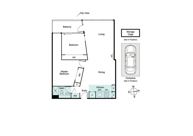 Floorplan of Homely apartment listing, 809/32 Bray Street, South Yarra VIC 3141