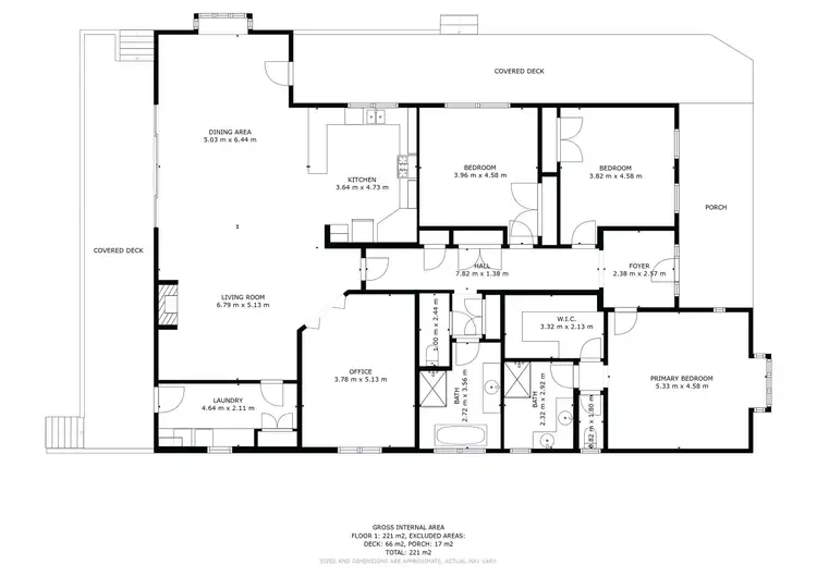 Floorplan of Homely house listing, 79 Finch Street, Beechworth VIC 3747