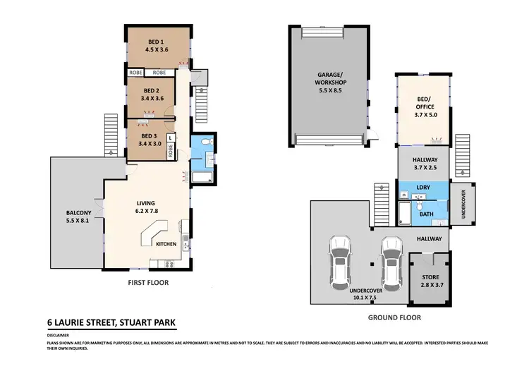Floorplan of Homely house listing, 6 Laurie Street, Stuart Park NT 820