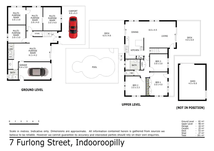 Floorplan of Homely house listing, 7 Furlong Street, Indooroopilly QLD 4068
