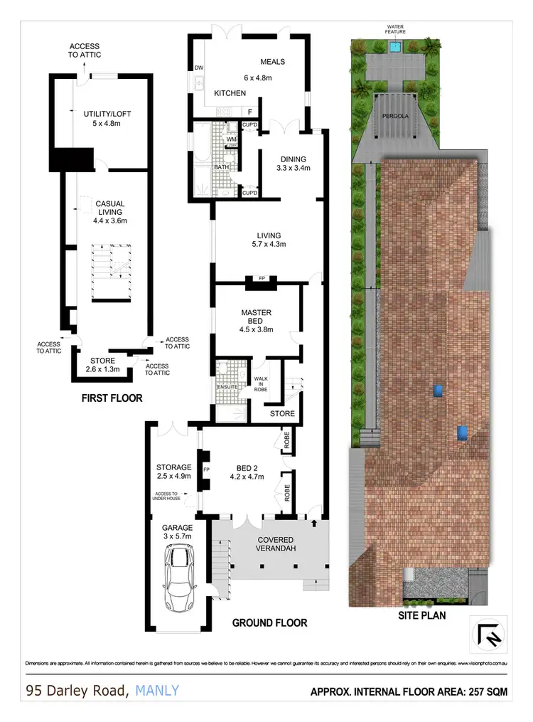 Floorplan of Homely house listing, 95 Darley Road, Manly NSW 2095