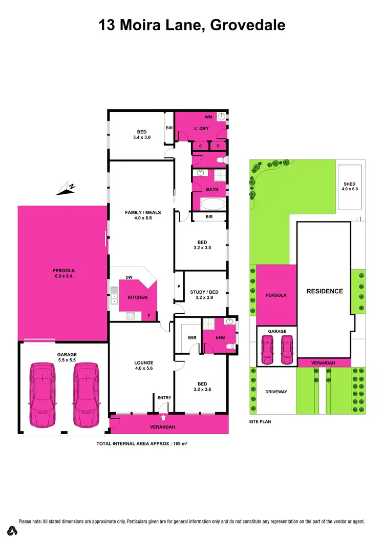 Floorplan of Homely house listing, 13 Moira Lane, Grovedale VIC 3216