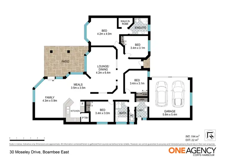 Floorplan of Homely house listing, 30 Moseley Drive, Boambee East NSW 2452