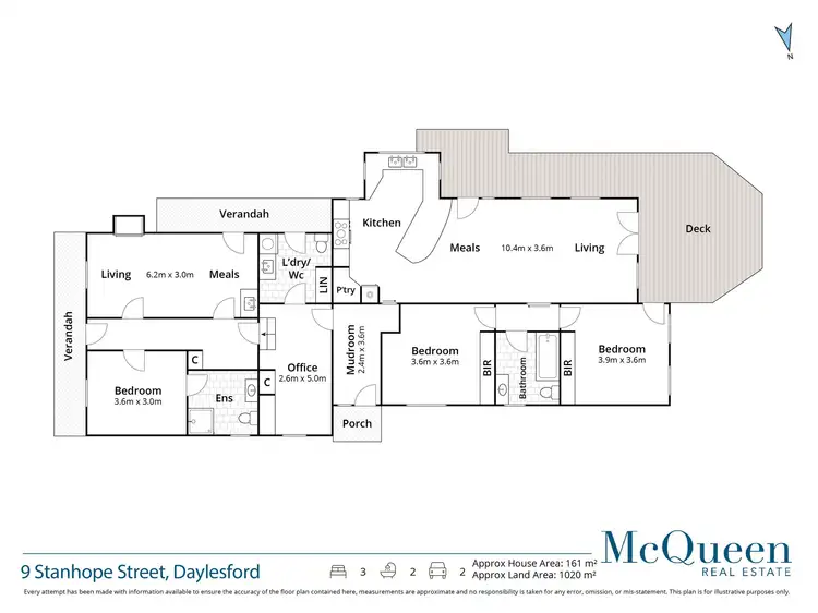 Floorplan of Homely house listing, 9 Stanhope Street, Daylesford VIC 3460