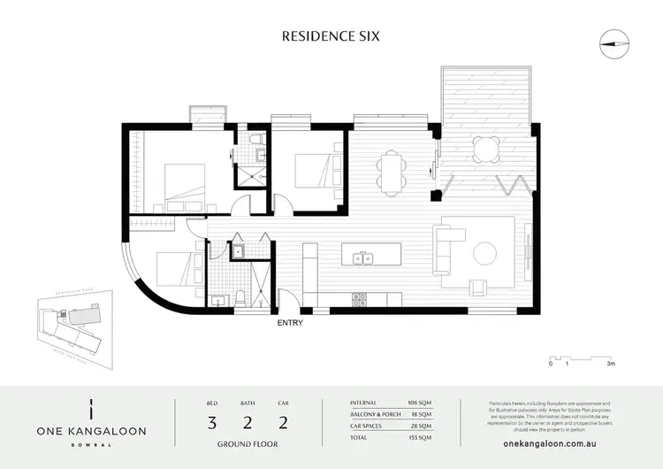Floorplan of Homely apartment listing, 6/1 Kangaloon Road, Bowral NSW 2576