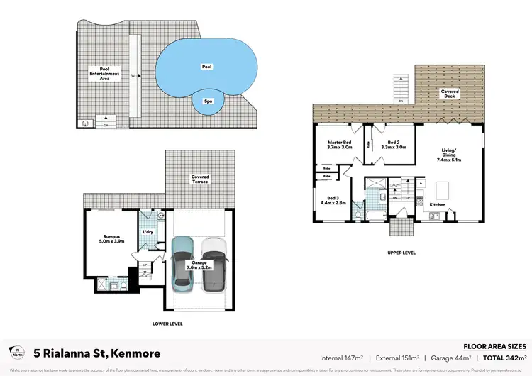 Floorplan of Homely house listing, 5 Rialanna Street, Kenmore QLD 4069
