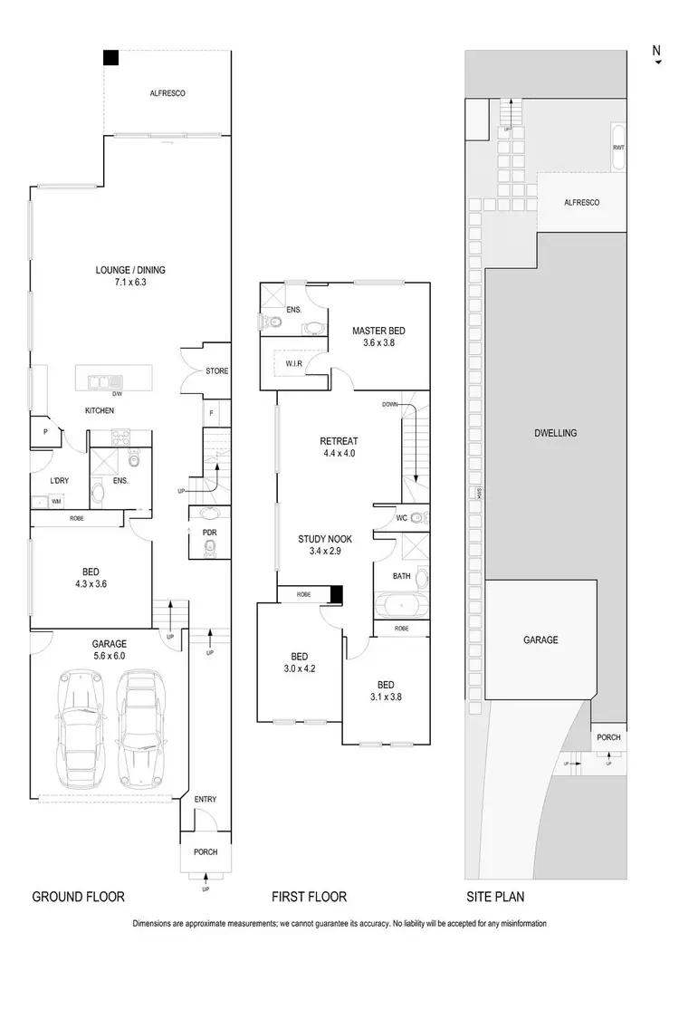Floorplan of Homely house listing, 32A Caroline Drive, Templestowe Lower VIC 3107
