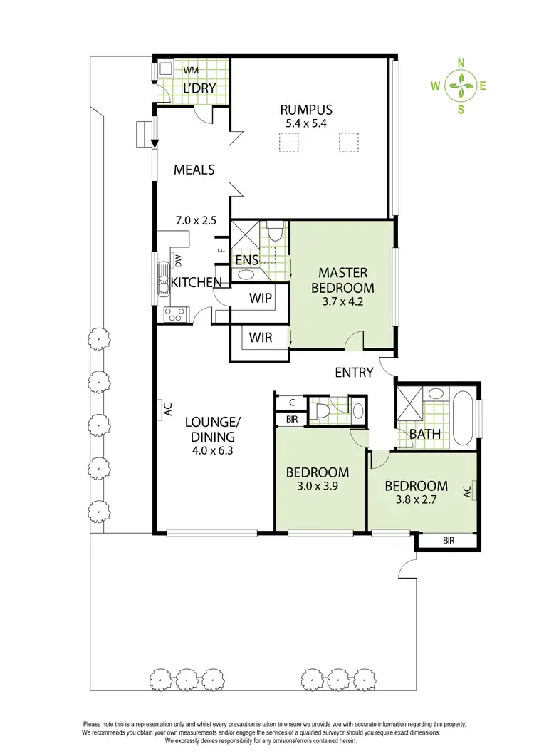 Floorplan of Homely unit listing, 1/18 Gnarwyn Road, Carnegie VIC 3163