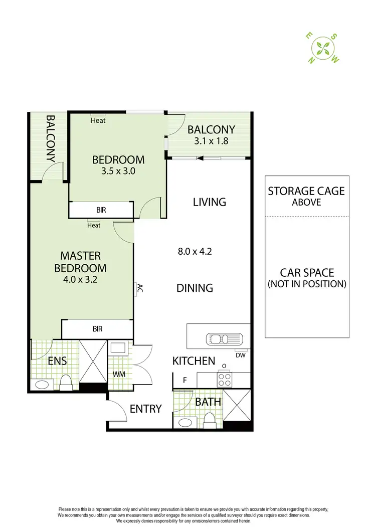 Floorplan of Homely apartment listing, 720/1 Lygon Street, Brunswick VIC 3056