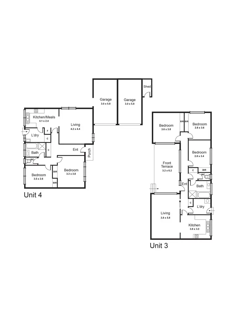 Floorplan of Homely house listing, 1-5/11-13 Oakleigh Street, Oakleigh East VIC 3166