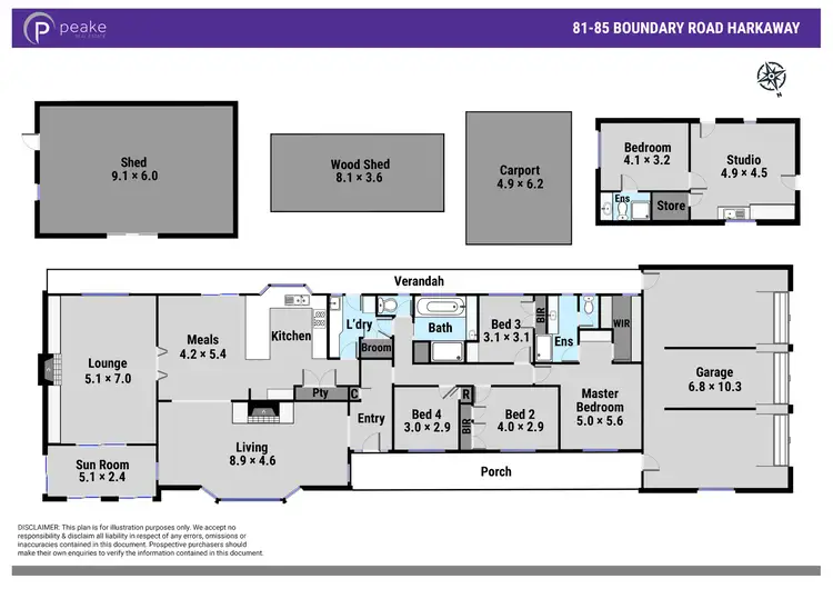 Floorplan of Homely house listing, 81-85 Boundary Road, Harkaway VIC 3806