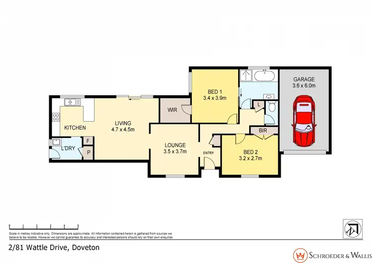 Floorplan of Homely unit listing, 2/81 Wattle Drive, Doveton VIC 3177