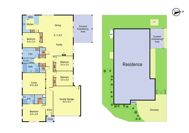 Floorplan of Homely house listing, 55 Montville Street, Doreen VIC 3754