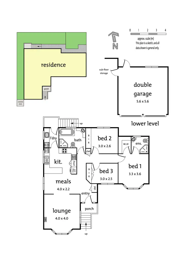 Floorplan of Homely unit listing, 2/205 Manningham Road, Templestowe Lower VIC 3107