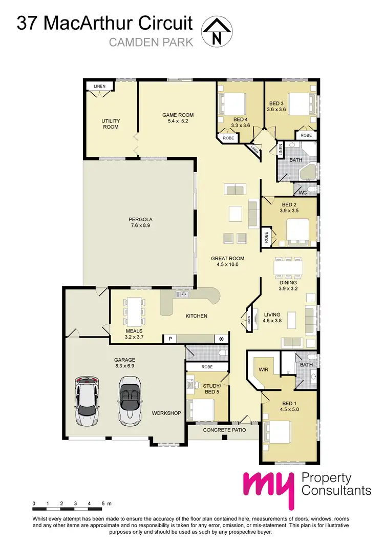 Floorplan of Homely house listing, 37 Macarthur Circuit, Camden Park NSW 2570