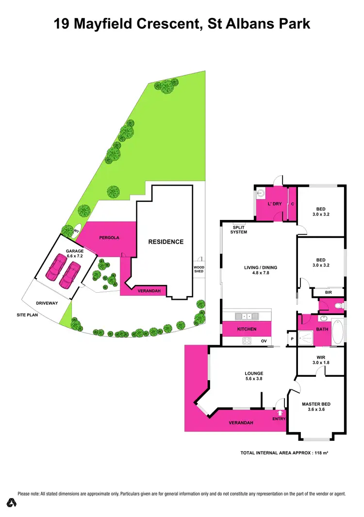 Floorplan of Homely house listing, 19 Mayfield Crescent, St Albans Park VIC 3219