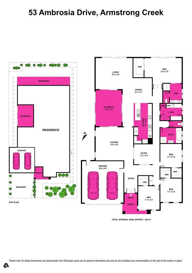 Floorplan of Homely house listing, 53 Ambrosia Drive, Armstrong Creek VIC 3217