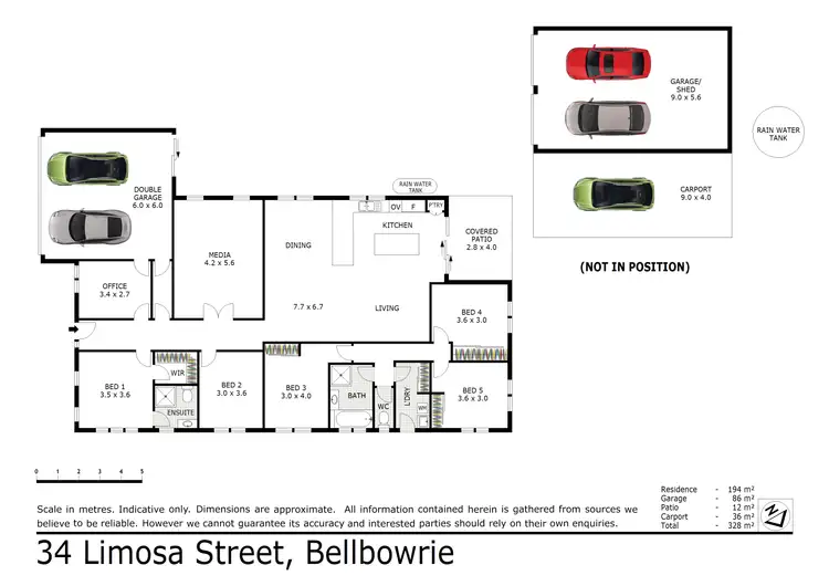 Floorplan of Homely house listing, 34 Limosa Street, Bellbowrie QLD 4070