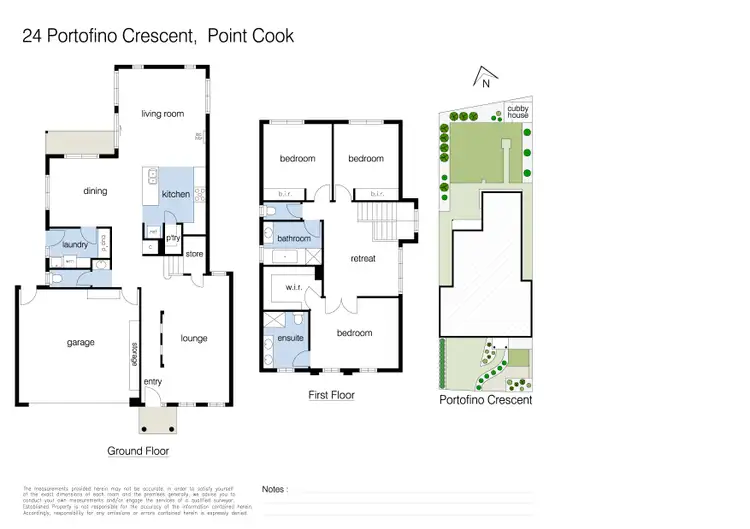 Floorplan of Homely house listing, 24 Portofino Crescent, Point Cook VIC 3030