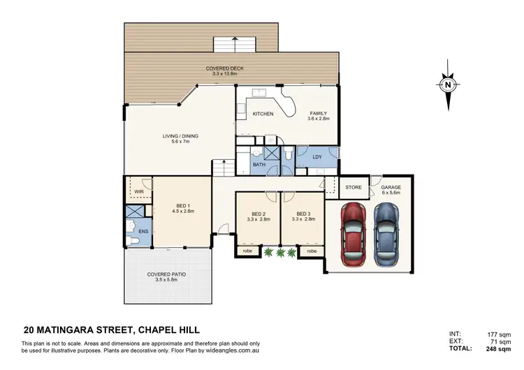 Floorplan of Homely house listing, 20 Matingara Street, Chapel Hill QLD 4069