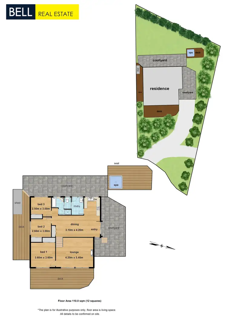 Floorplan of Homely house listing, 7 Candy Close, Seville VIC 3139
