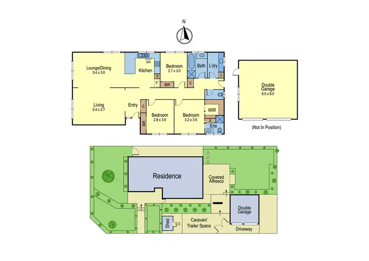 Floorplan of Homely house listing, 11 Solway Court, St Helena VIC 3088