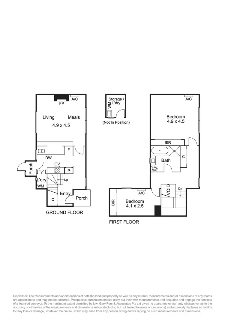 Floorplan of Homely townhouse listing, 7/98 Brighton Road, Ripponlea VIC 3185